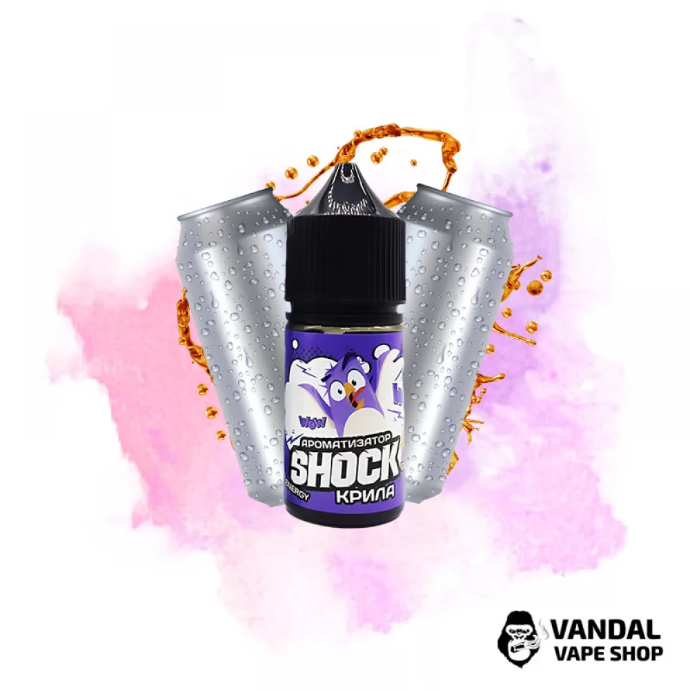Набор для самозамеса Shock 30 мл 50 мг со вкусом энергетика Набор для самозамеса Shock 30 мл 50 мг со вкусом энергетика