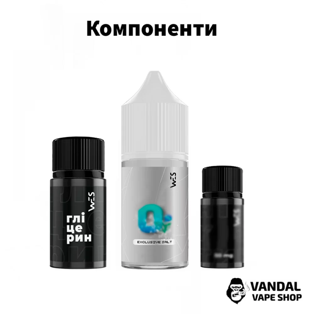 Набор для самозамеса WES Silver 30 мл 50 мг со вкусом винограда и яблока