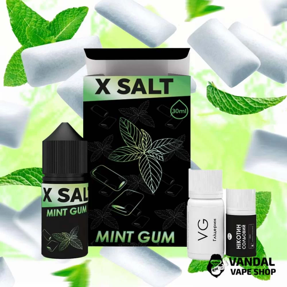 Набор для самозамеса XSalt 30 мл 65 мг со вкусом мятной жвачки