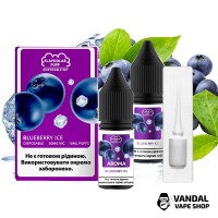Набір для самозамісу Flavorlab Disposable Puff Blueberry Ice  10 мл 50 мг