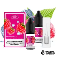 Наборы для самозамеса Flavorlab Disposable Puff  Raspberry Ice 10 мл 50 мг