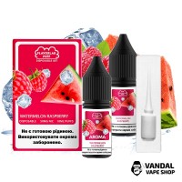 Набір для самозамісу Flavorlab Disposable Puff Watermelon Raspberry 10 мл 50 мг