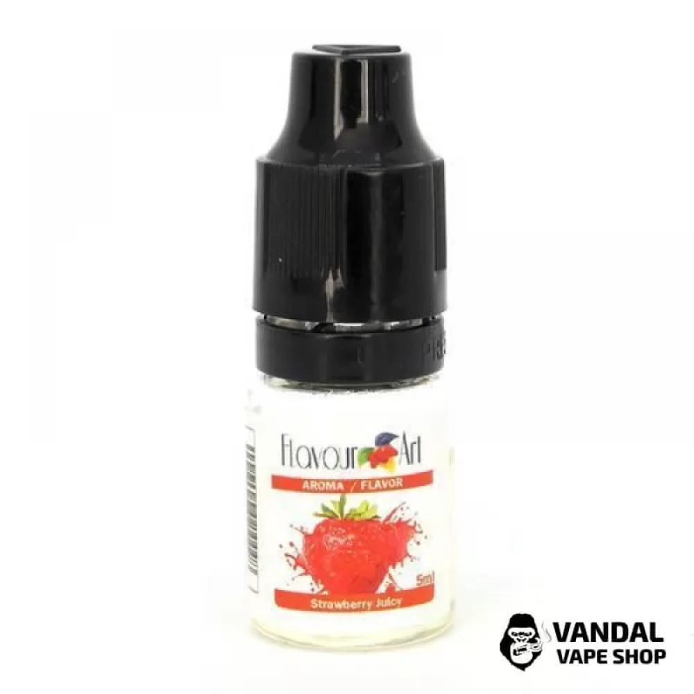 Ароматизатор Strawberry Juicy FlavourArt (Сочная клубника) - 5 мл.