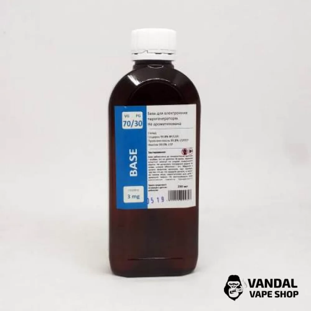 База 250 мл. 70/30 - никотин 3 мг/мл