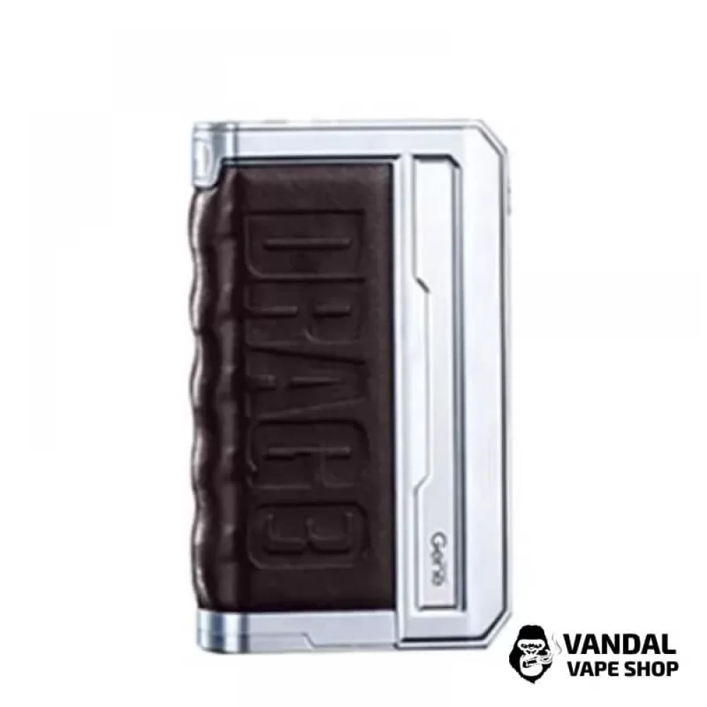 Бокс мод VooPoo Drag 3 177W в срібному та коричновому кольорах