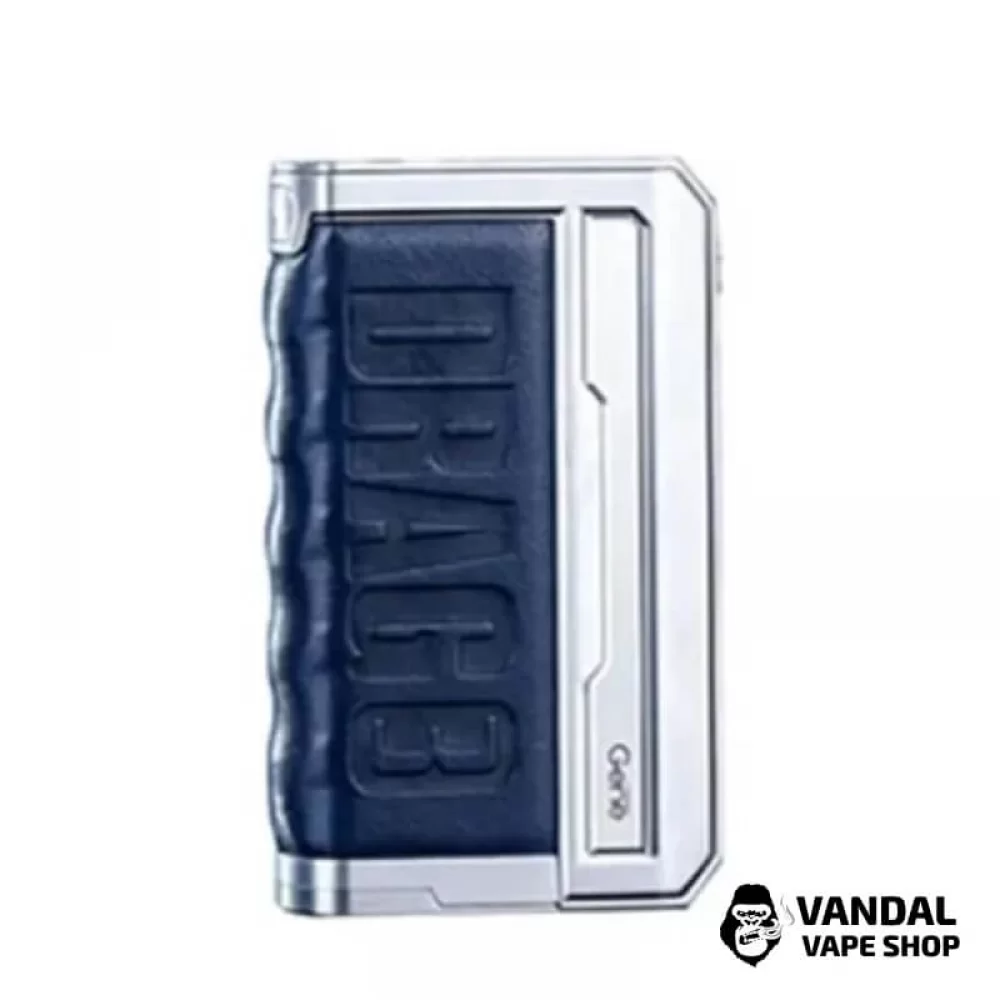 Бокс мод VooPoo Drag 3 177W в срібному та синьому кольорах