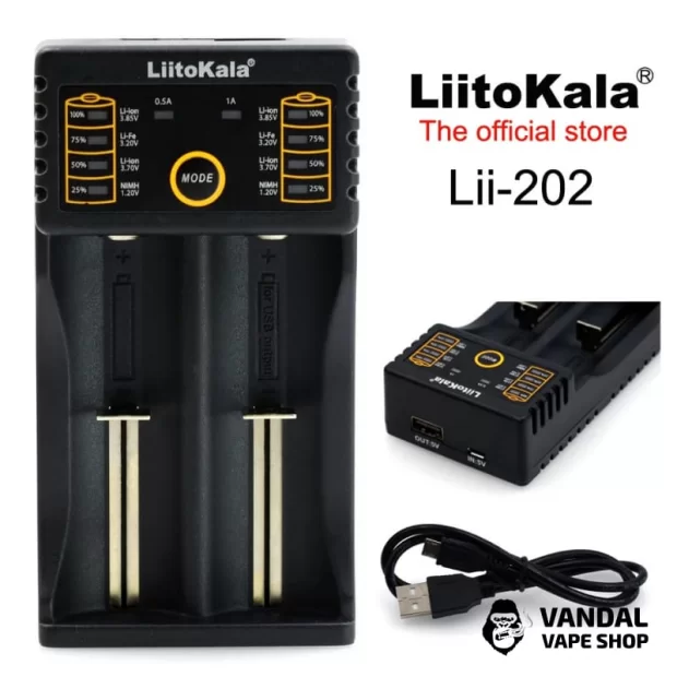 LiitoKala Lii - 202 универсальное зарядное устройство