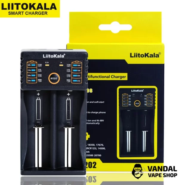 LiitoKala Lii - 202 универсальное зарядное устройство