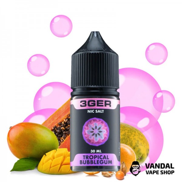 3Ger Salt - Tropical Bubblegum 30 мл 35 мг