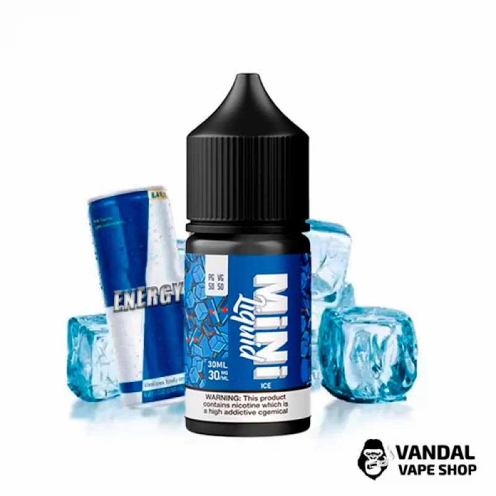 Жидкость Mini Liquid - 30 мл на солевом никотине 30 мг со вкусом енергетика с холодком