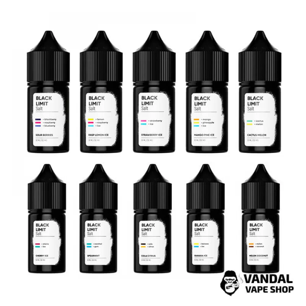 ЖИДКОСТЬ Black Limit Salt 30 мл НА СОЛЕВОМ НИКОТИНЕ 