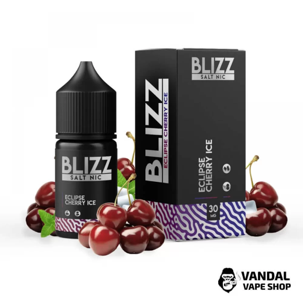 ЖИДКОСТЬ Blizz Salt 30 мл НА СОЛЕВОМ НИКОТИНЕ 50 мг со вкусом вишневой жвачки с холодком ЖИДКОСТЬ Blizz Salt 30 мл НА СОЛЕВОМ НИКОТИНЕ 50 мг со вкусом вишневой жвачки с холодком