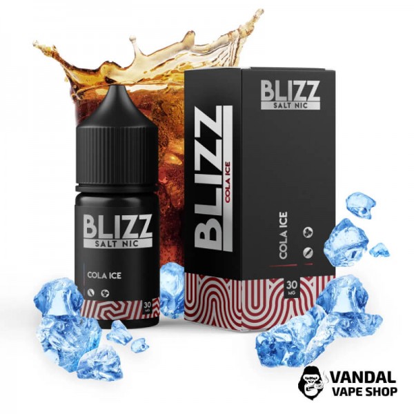 Рідина Blizz Salt 30 мл на сольовому нікотині 30 мг зі смаком коли з холодком