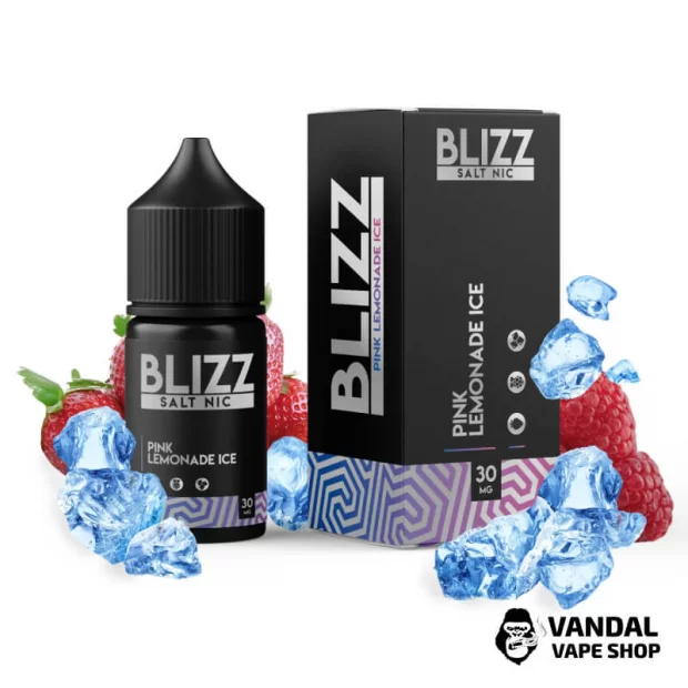 ЖИДКОСТЬ Blizz Salt 30 мл НА СОЛЕВОМ НИКОТИНЕ 30 мг со вкусом розового лимонада с холодком