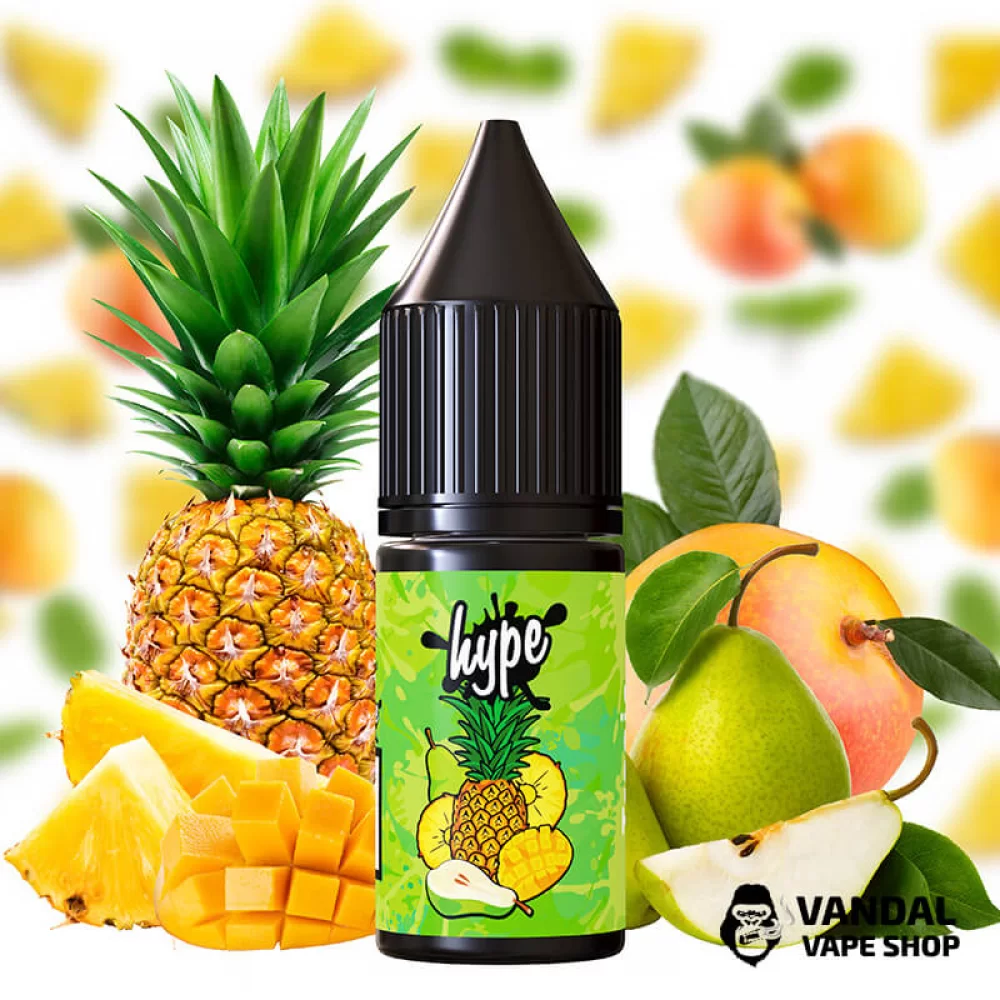 Рідина Hype 10 мл 30 мг на сольовому нікотині зі смаком манго, ананаса і груші