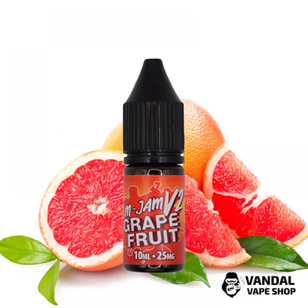 ЖИДКОСТЬ M-Jam V2 Salt 10 мл НА СОЛЕВОМ НИКОТИНЕ 25 мг со вкусом грейпфрута ЖИДКОСТЬ M-Jam V2 Salt 10 мл НА СОЛЕВОМ НИКОТИНЕ 25 мг со вкусом грейпфрута