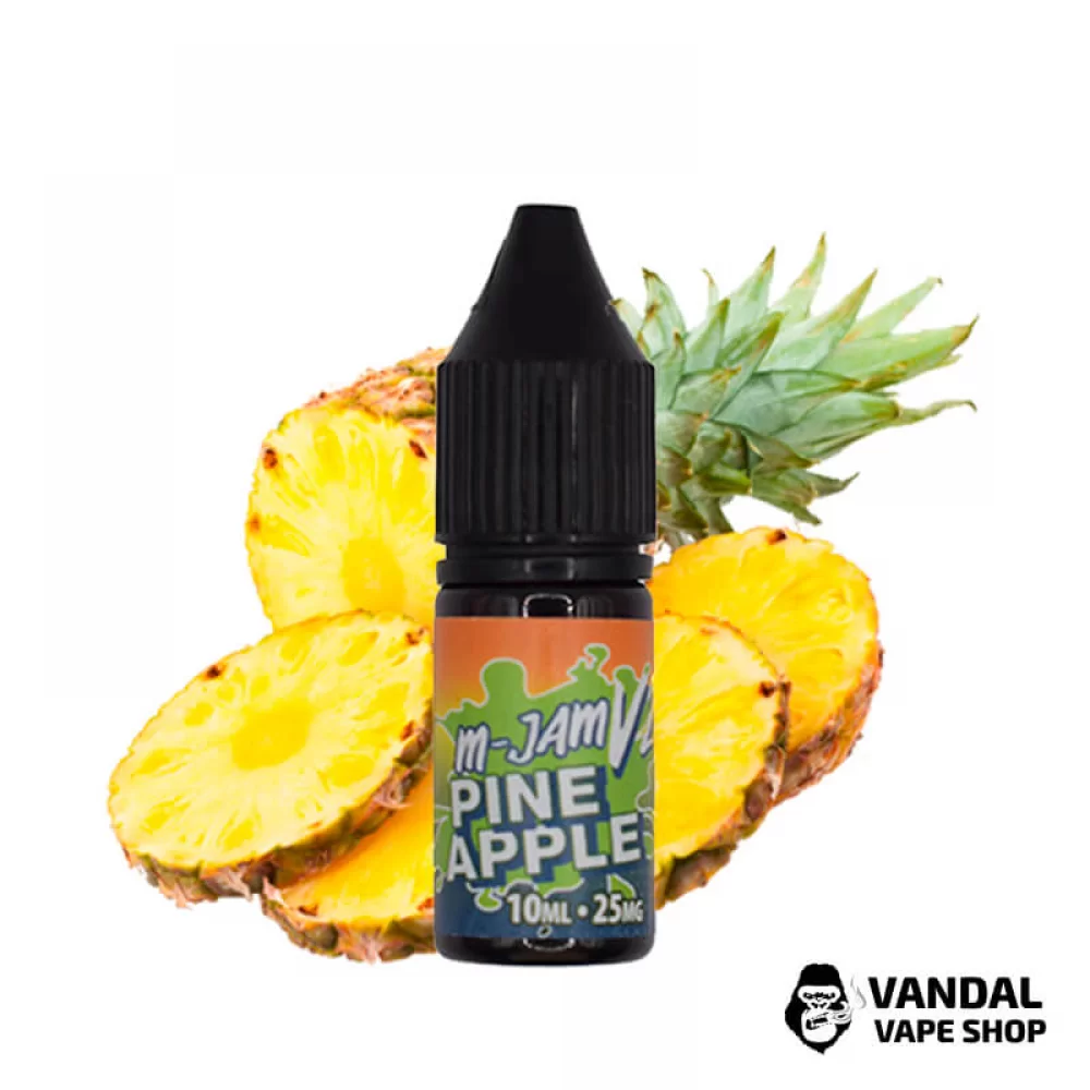ЖИДКОСТЬ M-Jam V2 Salt 10 мл НА СОЛЕВОМ НИКОТИНЕ 50 мг со вкусом ананаса ЖИДКОСТЬ M-Jam V2 Salt 10 мл НА СОЛЕВОМ НИКОТИНЕ 50 мг со вкусом ананаса