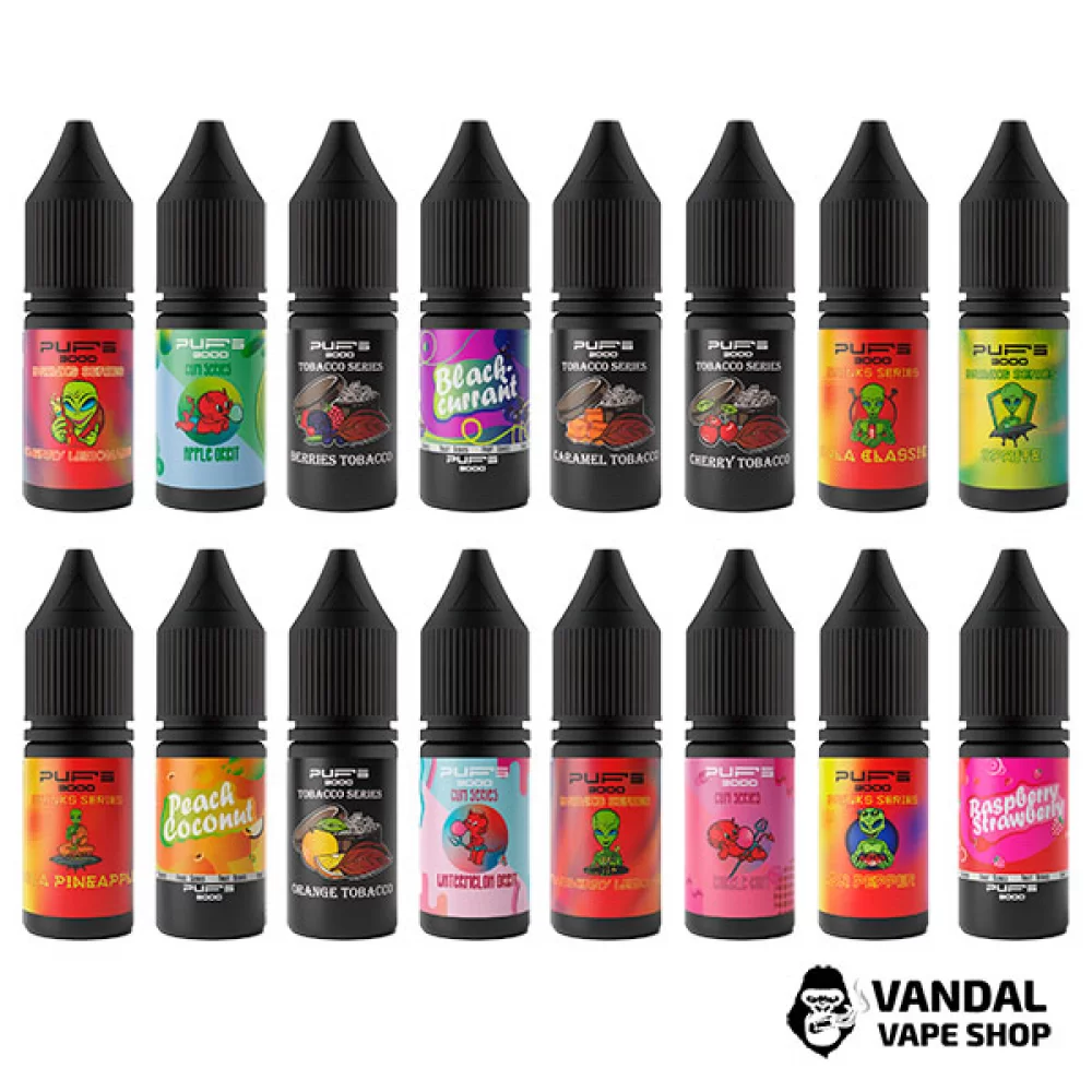 Рідина PUFS 3000 10 мл на сольовому нікотині Рідина PUFS 3000 10 мл на сольовому нікотині
