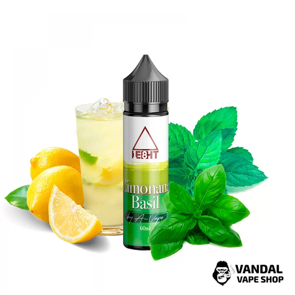Рідина Alchemist 1e8ht 60 мл на органічному нікотині 3 мг зі смаком лимонаду з ментолом та базиліком