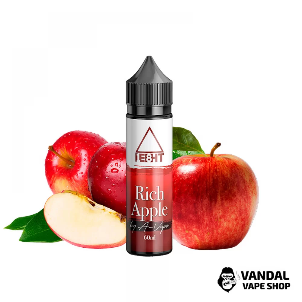 Жидкость Alchemist 1e8ht 60 мл на органическом никотине 3 мг со вкусом красного яблока Жидкость Alchemist 1e8ht 60 мл на органическом никотине 3 мг со вкусом красного яблока