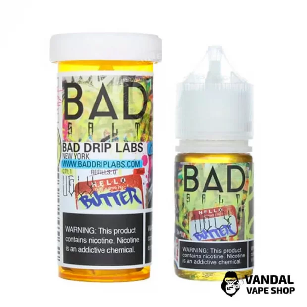 Премиальная солевая жидкость Bad Drip Bad Salt 30 мл 25 мг со вкусом бананового пирога и корицы