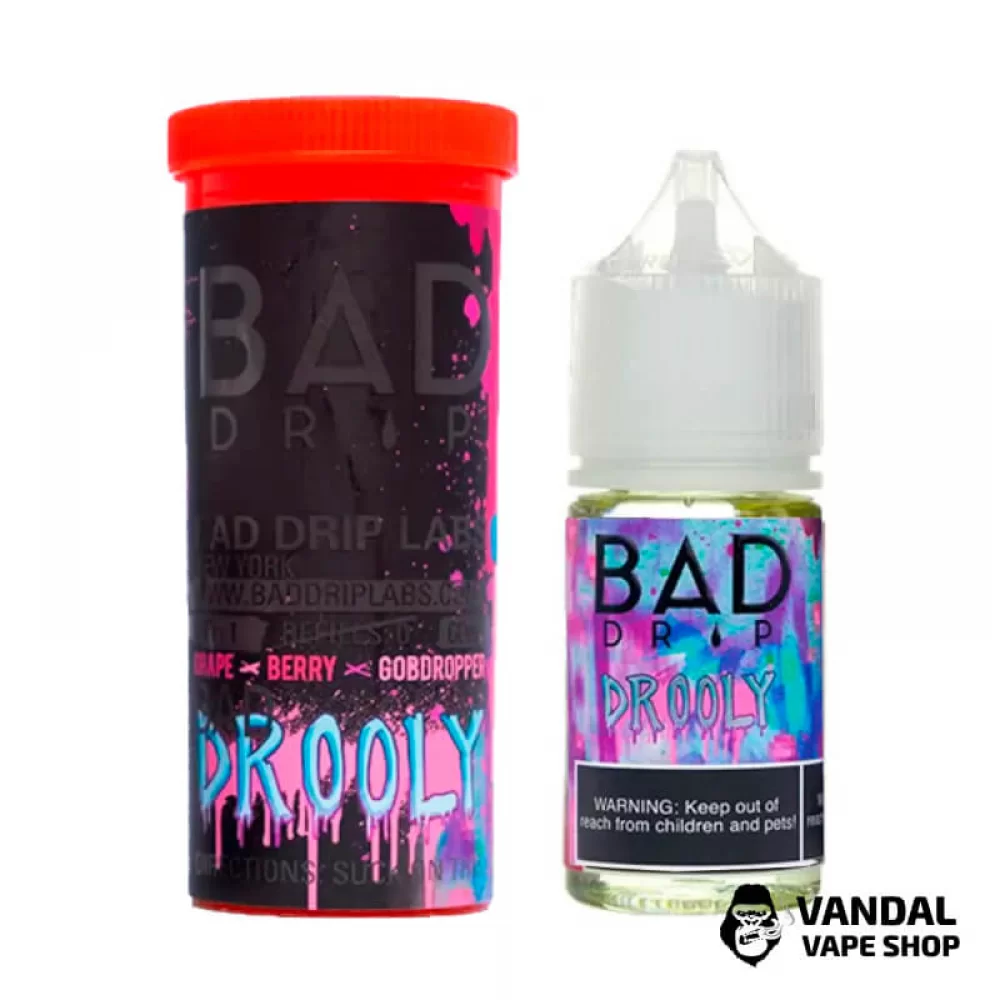 Премиальная солевая жидкость Bad Drip Bad Salt 30 мл 25 мг со вкусом леденца с лесными ягодами и виноградом
