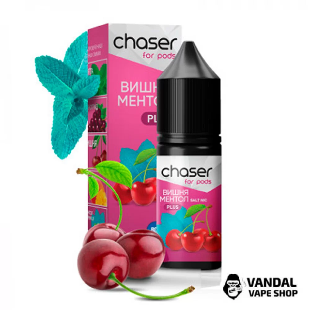 ЖИДКОСТЬ Chaser ForPods 15 мл, 50 мг НА СОЛЕВОМ НИКОТИНЕ со вкусом Вишни и ментола ЖИДКОСТЬ Chaser ForPods 15 мл, 50 мг НА СОЛЕВОМ НИКОТИНЕ со вкусом Вишни и ментола