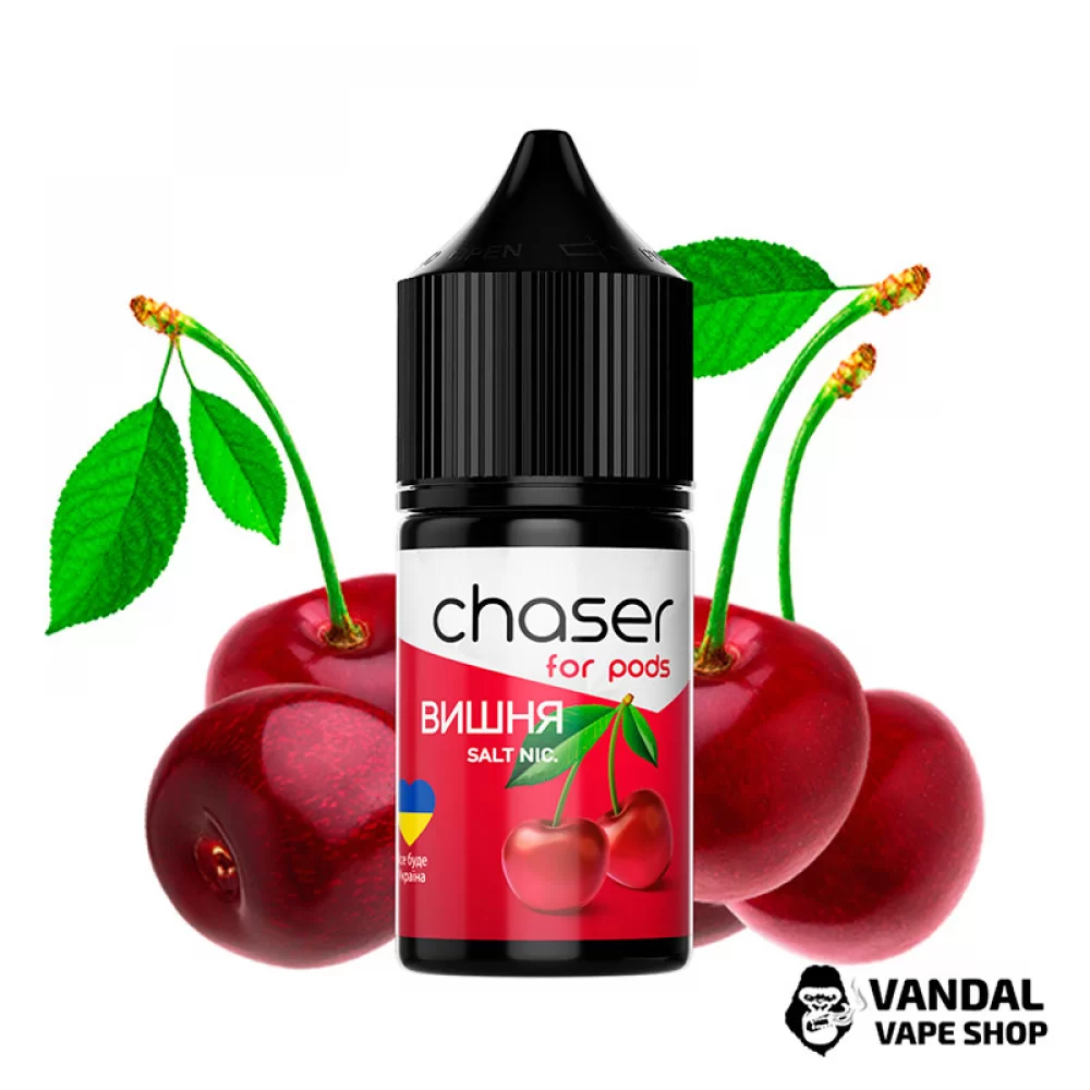 ЖИДКОСТЬ Chaser ForPods 30 мл НА СОЛЕВОМ НИКОТИНЕ 50 мг со вкусом Вишни