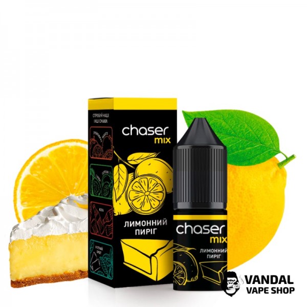 ЖИДКОСТЬ Chaser Mix SALT - Лимонный Пирог 10 мл 30 мг НА СОЛЕВОМ НИКОТИНЕ СО ВКУСОМ Лимонного Пирога