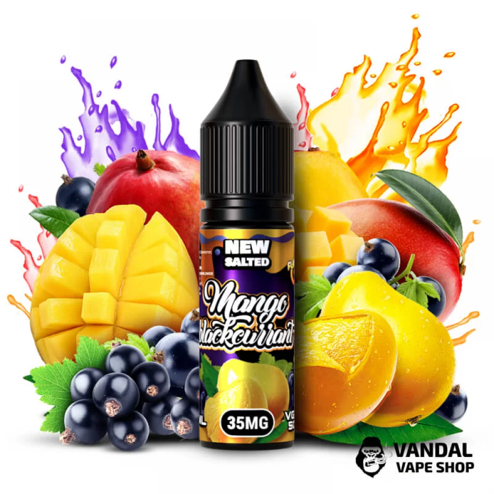 ЖИДКОСТЬ Flamingo New Salted 15 мл НА СОЛЕВОМ НИКОТИНЕ 50 мг со вкусом манго и чёрной смородины ЖИДКОСТЬ Flamingo New Salted 15 мл НА СОЛЕВОМ НИКОТИНЕ 50 мг со вкусом манго и чёрной смородины