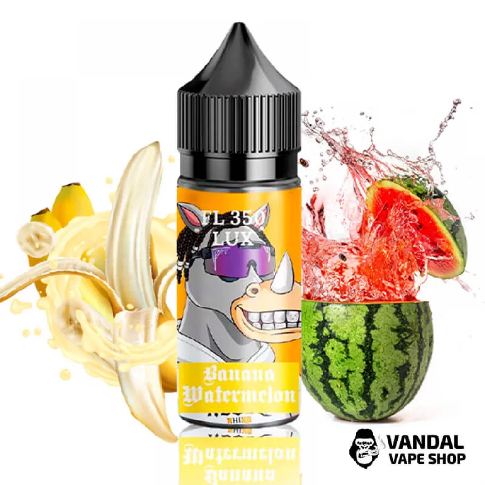 Рідина Flavorlab FL 350 LUX 30 мл на сольовому нікотині 50 мг зі смаком банану та кавуна