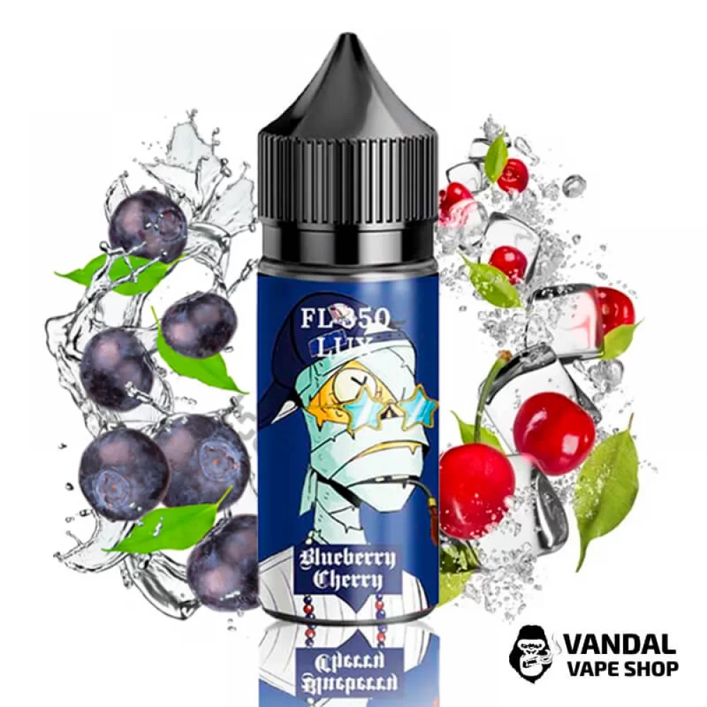 ЖИДКОСТЬ Flavorlab FL 350 LUX 30 мл НА СОЛЕВОМ НИКОТИНЕ 50 мг со вкусом черники и вишни