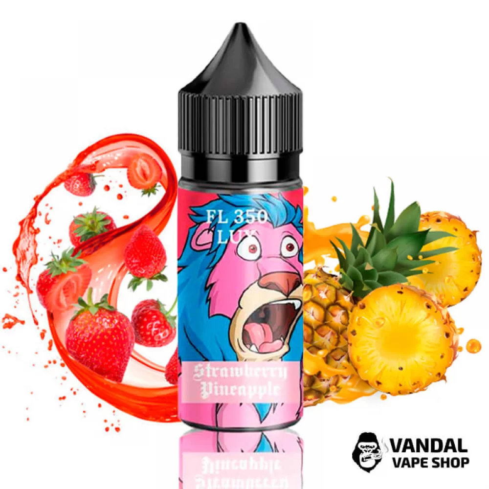 ЖИДКОСТЬ Flavorlab FL 350 LUX 30 мл НА СОЛЕВОМ НИКОТИНЕ 50 мг со вкусом клубники и ананаса