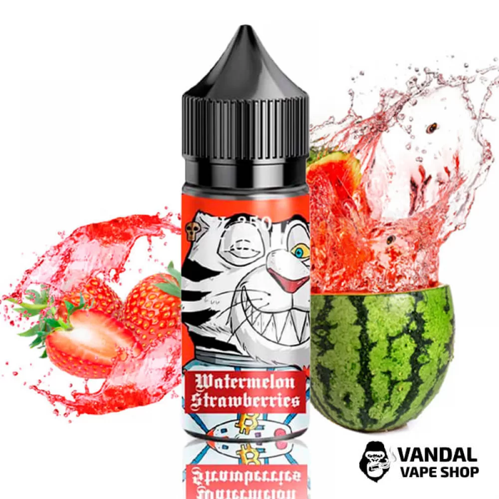 ЖИДКОСТЬ Flavorlab FL 350 LUX 30 мл НА СОЛЕВОМ НИКОТИНЕ 50 мг со вкусом арбуза и клубники