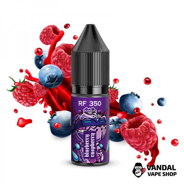 ЖИДКОСТЬ Flavorlab FL 350 30 мл НА СОЛЕВОМ НИКОТИНЕ 0 мг со вкусом черники и малины
