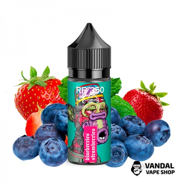 ЖИДКОСТЬ Flavorlab FL 350 30 мл НА СОЛЕВОМ НИКОТИНЕ 50 мг со вкусом черники и клубники