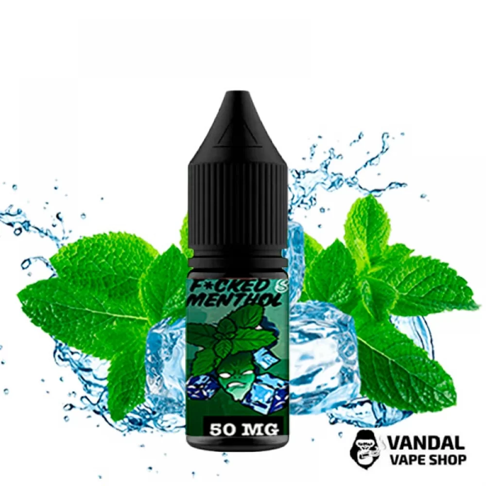 Рідина Fucked Lab Salt 10 мл на сольовому нікотині 50 мг зі смаком ментолу Рідина Fucked Lab Salt 10 мл на сольовому нікотині 50 мг зі смаком ментолу