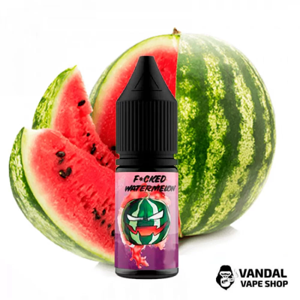 Рідина Fucked Lab Salt 10 мл на сольовому нікотині 50 мг зі смаком кавуна