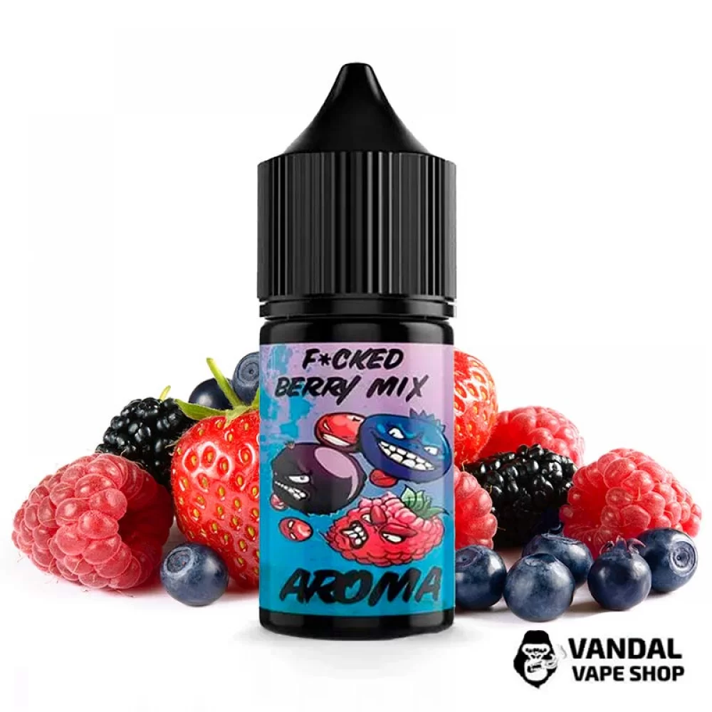 Рідина Fucked Salt 30 мл 50 мг на сольовому нікотині зі смаком міксу ягід Рідина Fucked Salt 30 мл 50 мг на сольовому нікотині зі смаком міксу ягід