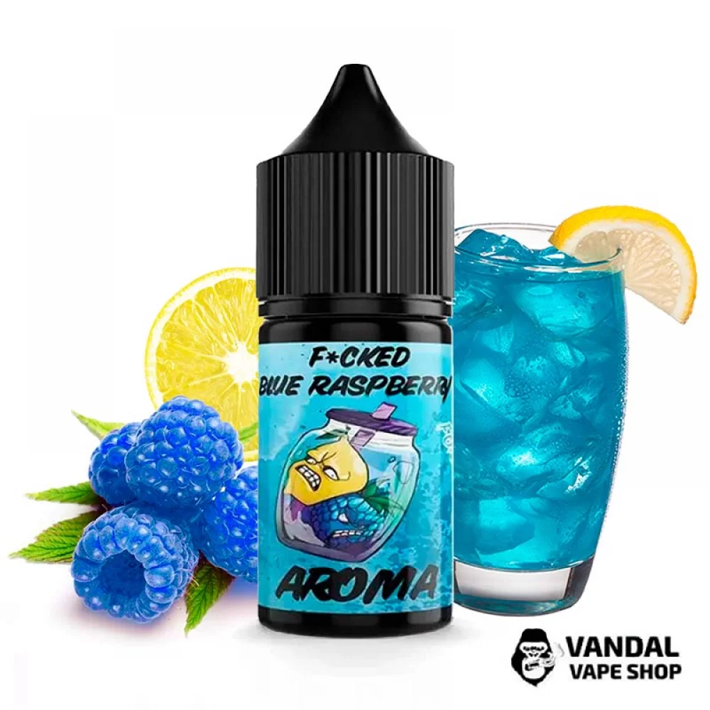 Жидкость Fucked Salt 30 мл 25 мг на солевом никотине со вкусом голубой малины Жидкость Fucked Salt 30 мл 25 мг на солевом никотине со вкусом голубой малины
