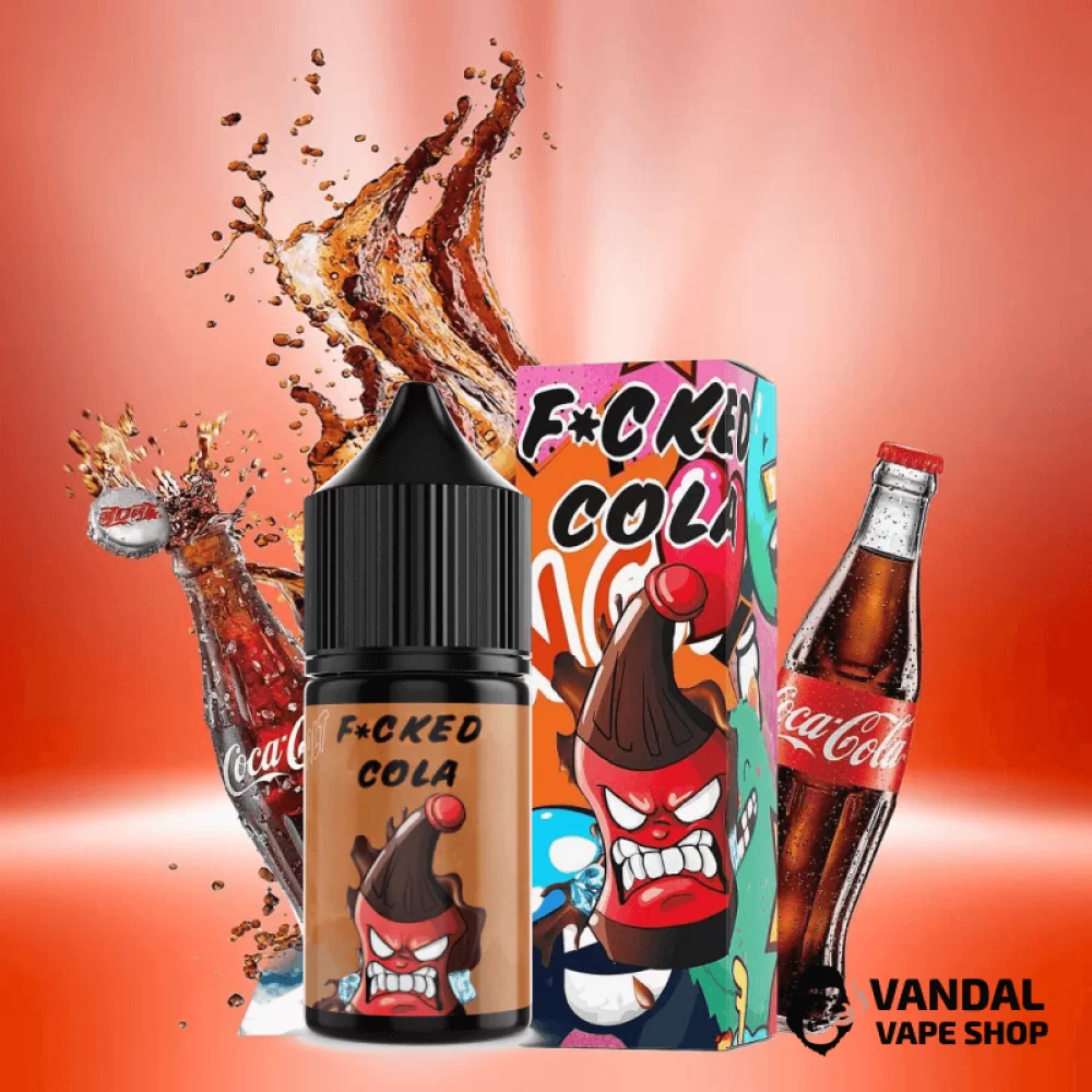 РідинаFucked Salt - 30 мл 35 мг на сольовому нікотині зі смаком коли РідинаFucked Salt - 30 мл 35 мг на сольовому нікотині зі смаком коли