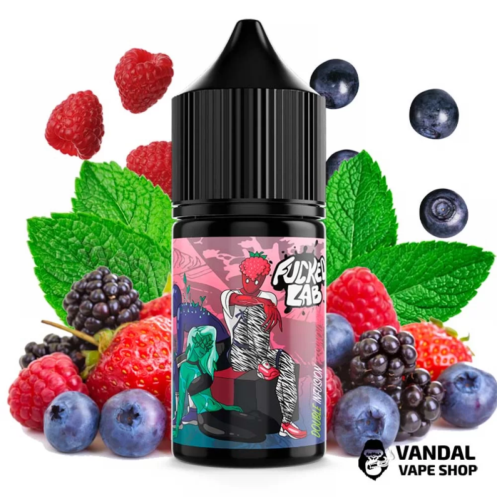 Жидкость Fucked Platinum 30 мл на солевом никотине 25 мг со вкусом ягод с мятой Жидкость Fucked Platinum 30 мл на солевом никотине 25 мг со вкусом ягод с мятой