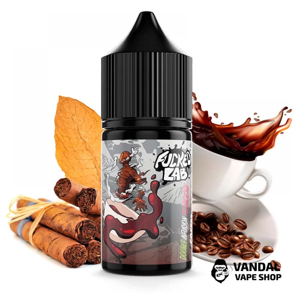 Жидкость Fucked Platinum 30 мл на солевом никотине 50 мг со вкусом табака и кофе Жидкость Fucked Platinum 30 мл на солевом никотине 50 мг со вкусом табака и кофе