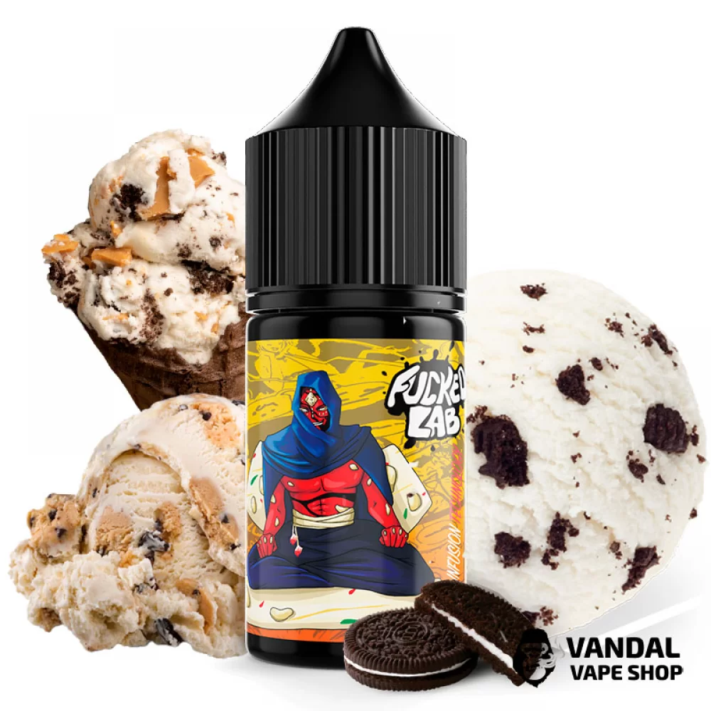 Рідина Fucked Platinum 30 мл на сольовому нікотині 50 мг зі смаком щербету (морозива з печивом) Рідина Fucked Platinum 30 мл на сольовому нікотині 50 мг зі смаком щербету (морозива з печивом)