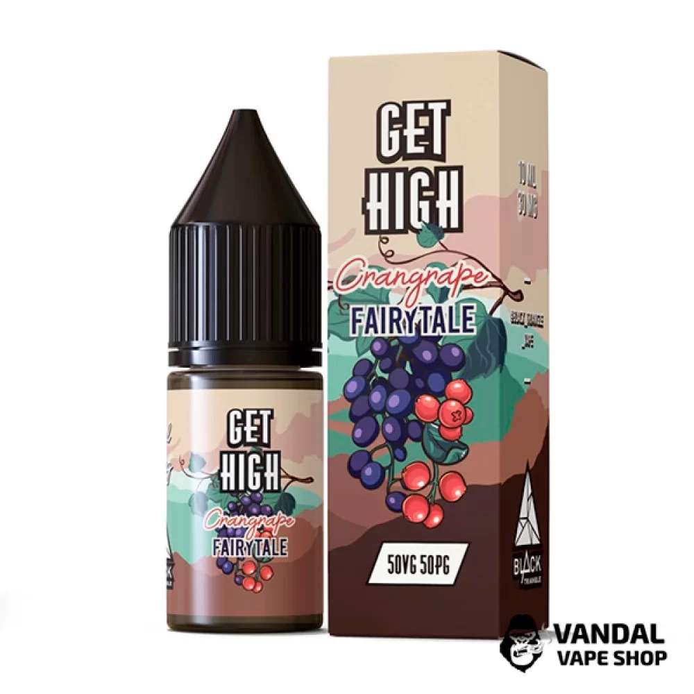ЖИДКОСТЬ Get High - 10 мл НА СОЛЕВОМ НИКОТИНЕ 50 мг со вкусом винограда и клюквы
