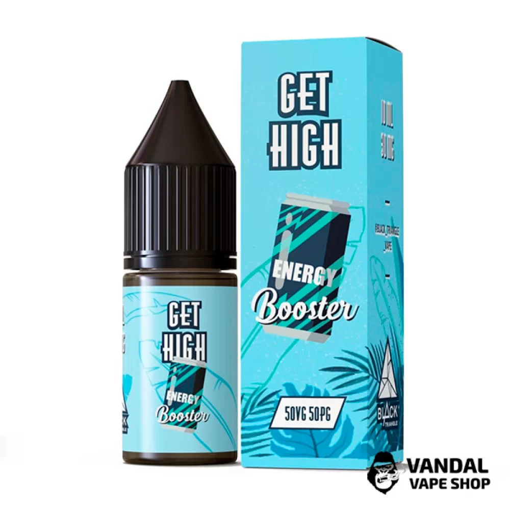 ЖИДКОСТЬ Get High - 10 мл НА СОЛЕВОМ НИКОТИНЕ 30 мг со вкусом энергетика с холодком