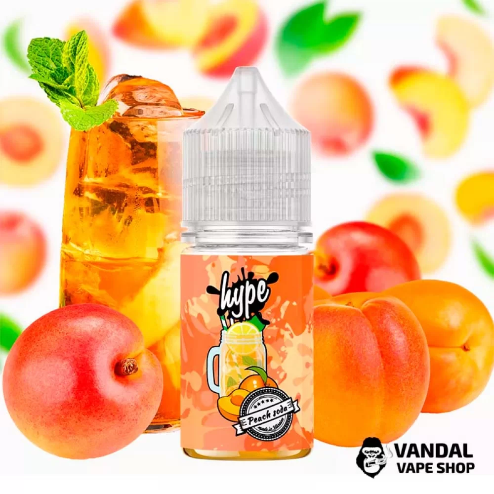 Рідина Hype 30 мл 15 мг на сольовому нікотині зі смаком персикового лимонаду