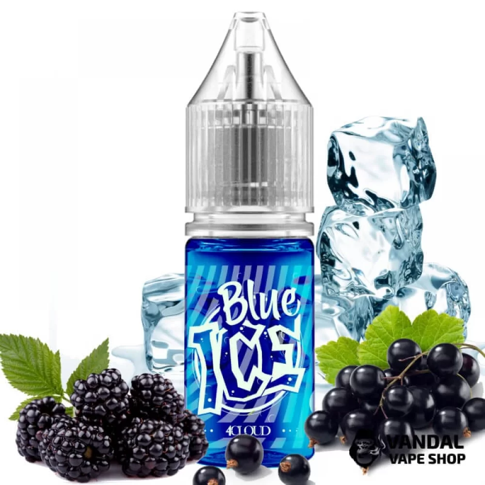 ЖИДКОСТЬ ICE - Blue 11 мл 30 мг НА СОЛЕВОМ НИКОТИНЕ СО ВКУСОМ Черники, смородины, ежевики со льдом