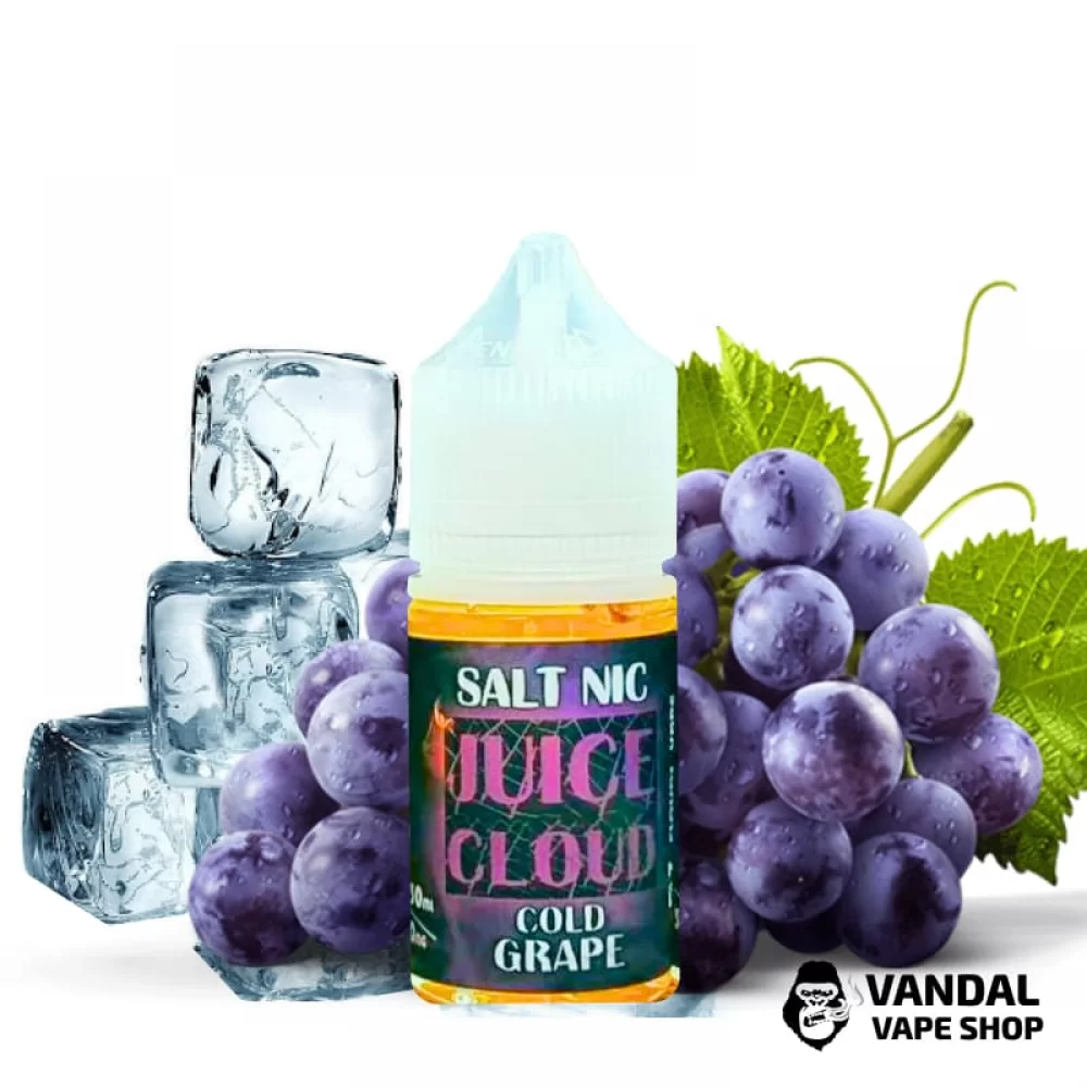 ЖИДКОСТЬ Juice Cloud - Cold Grape 30 мл 50 мг НА СОЛЕВОМ НИКОТИНЕ СО ВКУСОМ винограда
