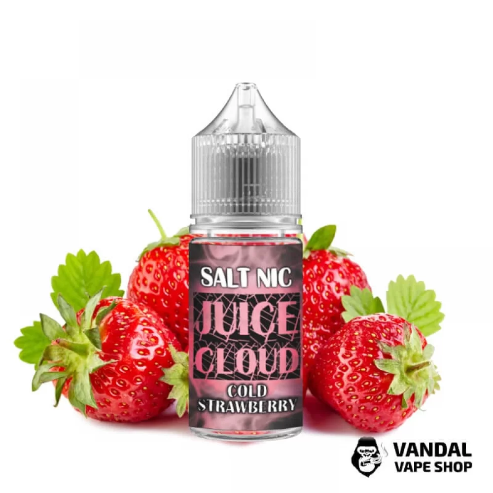 ЖИДКОСТЬ Juice Cloud - Cold Strawberry 30 мл 30 мг НА СОЛЕВОМ НИКОТИНЕ СО ВКУСОМ клубники ЖИДКОСТЬ Juice Cloud - Cold Strawberry 30 мл 30 мг НА СОЛЕВОМ НИКОТИНЕ СО ВКУСОМ клубники